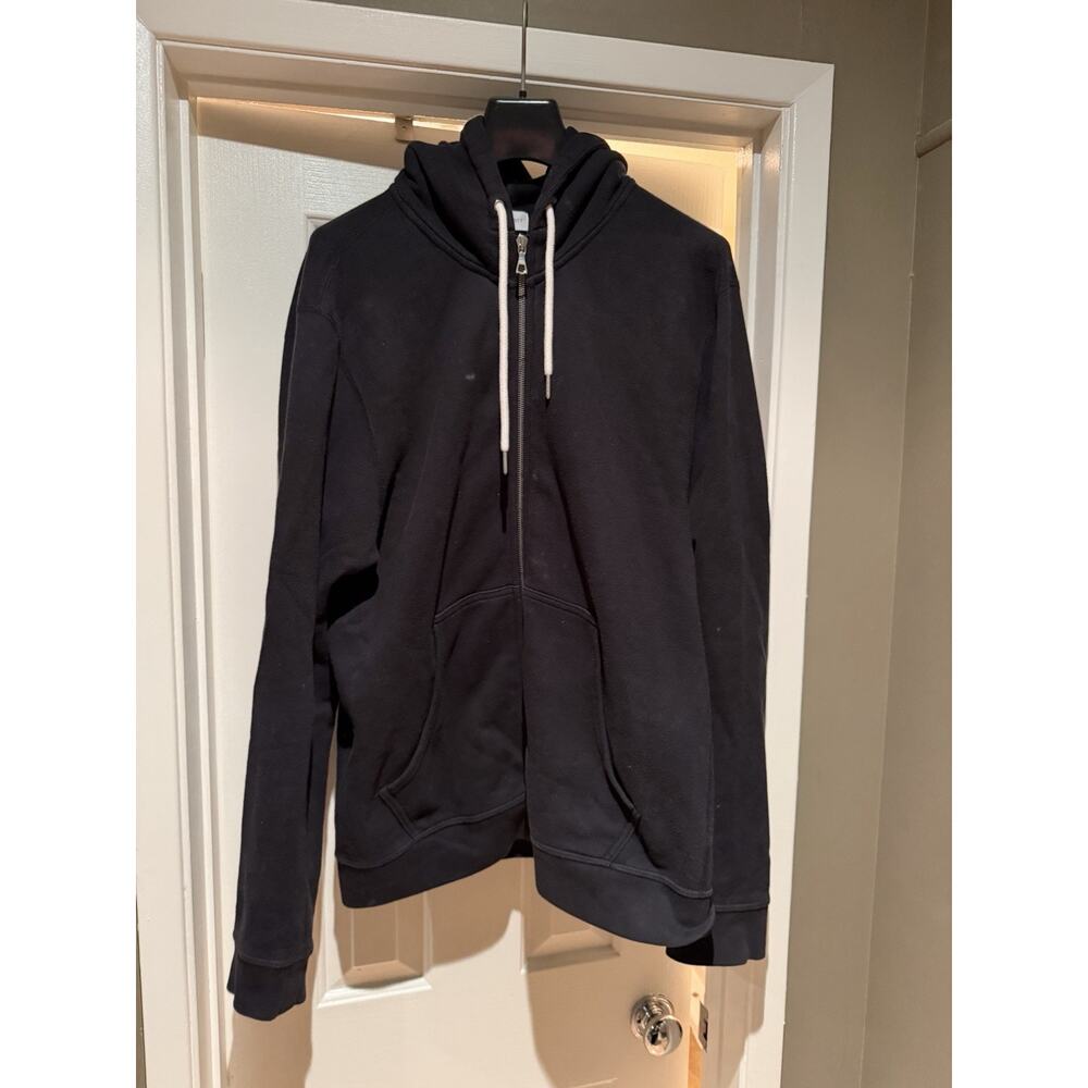 John Elliott Men’s Zip Hoodie Black XL